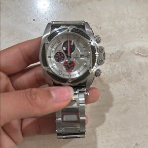 Stainless Steel Chronograph Men's Watch